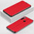 Funda de Cuero Cartera con Soporte Carcasa T06 para Xiaomi Redmi Note 8 Rojo