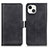 Funda de Cuero Cartera con Soporte Carcasa T07 para Apple iPhone 13 Mini Negro