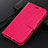 Funda de Cuero Cartera con Soporte Carcasa T07 para Huawei Honor View 30 Pro 5G Rosa Roja