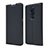 Funda de Cuero Cartera con Soporte Carcasa T07 para OnePlus 7T Pro Negro