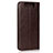 Funda de Cuero Cartera con Soporte Carcasa T07 para Samsung Galaxy A90 4G Marron