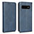 Funda de Cuero Cartera con Soporte Carcasa T07 para Samsung Galaxy S10 5G Azul