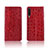 Funda de Cuero Cartera con Soporte Carcasa T07 para Xiaomi Mi A3 Rojo