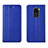 Funda de Cuero Cartera con Soporte Carcasa T07 para Xiaomi Redmi 10X 4G Azul