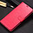 Funda de Cuero Cartera con Soporte Carcasa T09 para Huawei Honor 20 Pro Rosa Roja