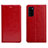 Funda de Cuero Cartera con Soporte Carcasa T09 para Huawei Honor View 30 Pro 5G Rojo