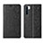 Funda de Cuero Cartera con Soporte Carcasa T09 para Oppo Find X2 Lite Negro