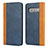 Funda de Cuero Cartera con Soporte Carcasa T09 para Samsung Galaxy S10 5G Azul