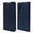 Funda de Cuero Cartera con Soporte Carcasa T09 para Xiaomi Mi Note 10 Azul