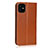 Funda de Cuero Cartera con Soporte Carcasa T10 para Apple iPhone 11 Naranja