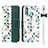 Funda de Cuero Cartera con Soporte Carcasa T10 para Huawei P30 Lite New Edition Verde