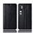 Funda de Cuero Cartera con Soporte Carcasa T10 para Xiaomi Mi Note 10 Negro