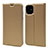 Funda de Cuero Cartera con Soporte Carcasa T11 para Apple iPhone 11 Oro