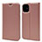 Funda de Cuero Cartera con Soporte Carcasa T11 para Apple iPhone 11 Oro Rosa