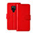 Funda de Cuero Cartera con Soporte Carcasa T11 para Huawei Mate 20 Rojo