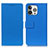 Funda de Cuero Cartera con Soporte Carcasa T14 para Apple iPhone 14 Pro Azul