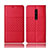 Funda de Cuero Cartera con Soporte Carcasa T15 para Xiaomi Mi 9T Pro Rojo