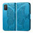 Funda de Cuero Cartera con Soporte Carcasa T15 para Xiaomi Poco M3 Azul Cielo