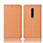 Funda de Cuero Cartera con Soporte Carcasa T15 para Xiaomi Redmi K20 Naranja