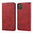 Funda de Cuero Cartera con Soporte Carcasa T16 para Apple iPhone 11 Pro Max Rojo