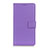 Funda de Cuero Cartera con Soporte Carcasa T16 para Huawei P Smart (2020) Purpura Claro