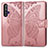 Funda de Cuero Cartera con Soporte Carcasa T19 para Huawei Honor 20 Oro Rosa