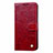 Funda de Cuero Cartera con Soporte Carcasa T20 para Huawei P40 Rojo