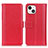 Funda de Cuero Cartera con Soporte Carcasa T23 para Apple iPhone 13 Rojo