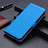 Funda de Cuero Cartera con Soporte Carcasa T23 para Samsung Galaxy Note 20 5G Azul Cielo