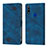 Funda de Cuero Cartera con Soporte Carcasa Y01B para Huawei Honor 9X Azul