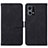 Funda de Cuero Cartera con Soporte Carcasa Y01B para Oppo F21s Pro 4G Negro