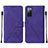 Funda de Cuero Cartera con Soporte Carcasa Y01B para Samsung Galaxy S20 FE (2022) 5G Morado