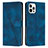 Funda de Cuero Cartera con Soporte Carcasa Y01X para Apple iPhone 14 Pro Azul