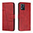 Funda de Cuero Cartera con Soporte Carcasa Y01X para Motorola Moto E13 Rojo