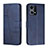 Funda de Cuero Cartera con Soporte Carcasa Y01X para Oppo F21 Pro 4G Azul