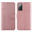 Funda de Cuero Cartera con Soporte Carcasa Y01X para Samsung Galaxy Note 20 5G Oro Rosa