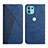 Funda de Cuero Cartera con Soporte Carcasa Y02X para Motorola Moto Edge 20 Lite 5G Azul