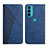 Funda de Cuero Cartera con Soporte Carcasa Y02X para Motorola Moto Edge Lite 5G Azul