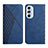 Funda de Cuero Cartera con Soporte Carcasa Y02X para Motorola Moto Edge X30 5G Azul