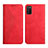 Funda de Cuero Cartera con Soporte Carcasa Y02X para Samsung Galaxy M02s Rojo