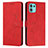 Funda de Cuero Cartera con Soporte Carcasa Y03X para Motorola Moto Edge 20 Lite 5G Rojo