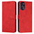 Funda de Cuero Cartera con Soporte Carcasa Y03X para Motorola Moto G 5G (2022) Rojo