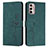 Funda de Cuero Cartera con Soporte Carcasa Y03X para Motorola Moto G Stylus (2022) 5G Verde