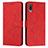 Funda de Cuero Cartera con Soporte Carcasa Y03X para Samsung Galaxy M02 Rojo