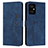 Funda de Cuero Cartera con Soporte Carcasa Y03X para Xiaomi Poco M4 5G Azul
