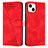 Funda de Cuero Cartera con Soporte Carcasa Y04X para Apple iPhone 13 Rojo