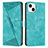 Funda de Cuero Cartera con Soporte Carcasa Y04X para Apple iPhone 13 Verde