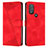 Funda de Cuero Cartera con Soporte Carcasa Y07X para Motorola Moto G Power (2022) Rojo