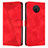 Funda de Cuero Cartera con Soporte Carcasa Y07X para Nokia G10 Rojo