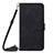 Funda de Cuero Cartera con Soporte Carcasa Y08B para Samsung Galaxy M02s Negro